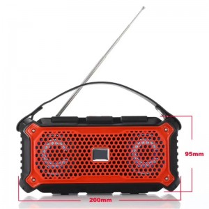 FB-BS857 Bærbar Bluetooth-højttaler med LED-belysning