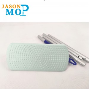 Klar klassisk ikke-vævet stof flad mop med teleskopstål stang 360 mop rengøringsværktøjer