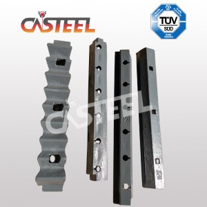 Orca pe1000x 1200 kæbe plade 3 stk type OEM Crusher dele, sideplade og kiler