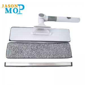 2021Ny design Dobbeltsidet Squeegee Vindue Cleaner Scrubber Kit til Home Rengøringsvindue Visker