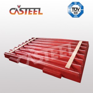 Shanghai Longyang Jaw Crusher Dele PE800 * 1060 kæbeplader, sideplader