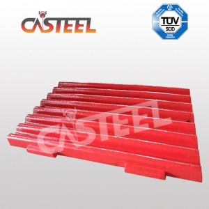 Shanghai Longyang Jaw Crusher Dele PE800 * 1060 kæbeplader, sideplader