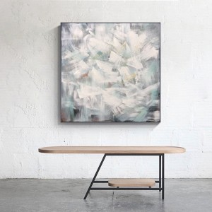 Tilpas moderne abstrakt lærred malerier væg kunst håndlavet olie maleri til stue