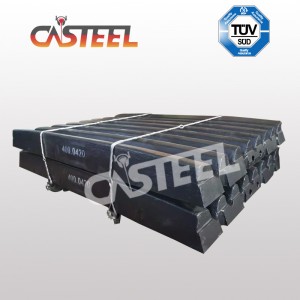 Ægte reservedele til SANDVIK CJ211, CJ411 JAW PLATE OEM FOUNDRY QUALITY