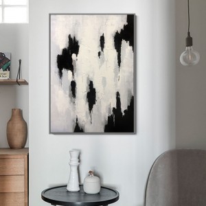 Håndlavet moderne kunstvæg Hængende Abstrakt oliemaleri på lærred til hjemmekontor dekoration