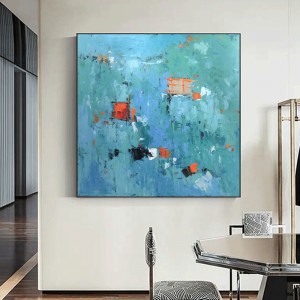 Hånd malet olie maleri firkantet lærred abstrakt tegning hjem dekorationer til stuen kunst andre malerier cuadro