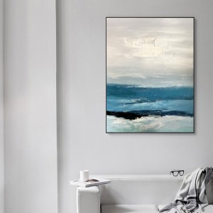 Ny ankomst ren håndlavet original olie malerinutidige lærred abstrakt kunst hjem dekoration