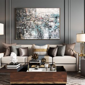 Ny Ankomst 100% Håndlavet Moderne Abstrakt Olie Maleri Hjem Kontor Dekoration Kunstarbejde