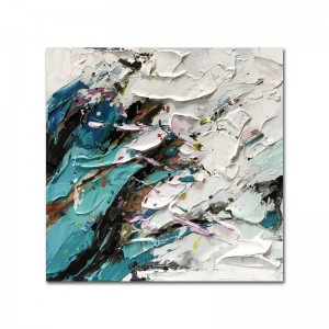 100% hånd malet stort lærred hotel restaurant dekorative væg kunst abstrakt lærred malerier til stue wall