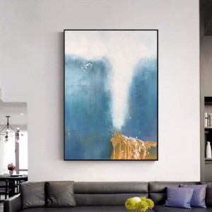 Hånd malet stort abstrakt oliemaleri lærred moderne væg kunst maleri til live værelse