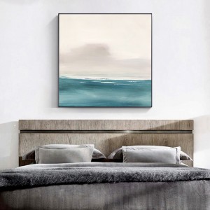 Engros håndmalet abstrakt kunst moderne lærred væg kunst olie abstrakt lærred til andet maleri