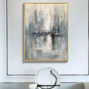 Abstrakt kunst stof lærred væg indretning ren hånd malet kina oliemaleri til stuen indretning