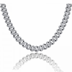 Hip-Hop Hot Style Mint Cuban Halskæde