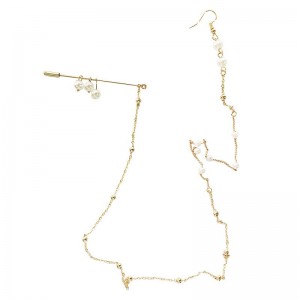 Broche-tilsluttede øreringe