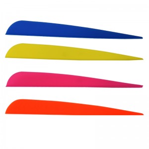 Nika Bueskydning 170009 5inch StreamLine TPU Vane til bueskydning Alle former for pil skydning