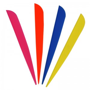 Nika Bueskydning 170009 5inch StreamLine TPU Vane til bueskydning Alle former for pil skydning