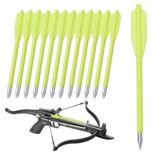 Elong Outdoor 110298 6.5inch Plast Crossbow Bolts Steel Point for Pistol Crossbow