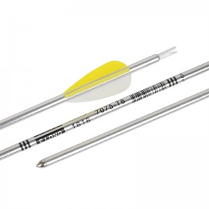 Elong Outdoor 114207 30inch SP970 Aluminium Arrow Sølv Farve Bueskydning Udendørs måloptagelse ved hjælp af
