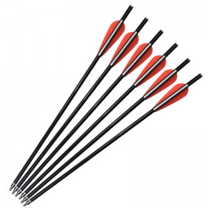 Elong Outdoor 117011 16inch Od8mm 8031 ​​Fiberglass Bolte Bueskydning Jagt ved hjælp af Crossbow Bolt