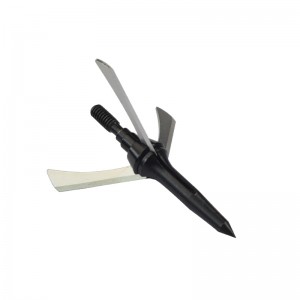 Nika Bueskydning 15B022 3 Blades Broadhead med rustfrit stål Blades Crossbow Hunting Arrowheads