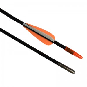 Elong Outdoor 113179 26inch ID4mm Fiberglass Arrow Bueskydning Recurve Bow Shooting Practice