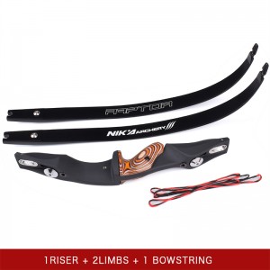 Nika Archery 220053 60 tommer Recurve Bow med 17inch ILF RH/LH Riser Mål Sport Shooting&hunting
