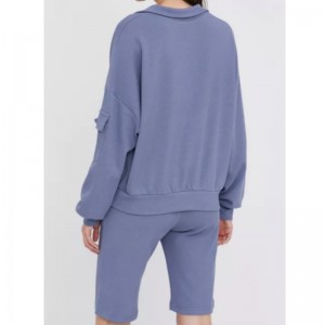 Elastisk glat jersey sportsdragt