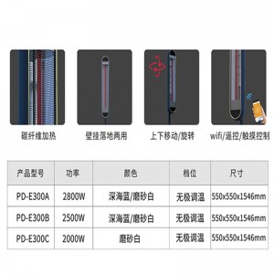 Carbon fiber langt infrarød varmeapparat