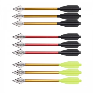 Elong Outdoor 118643 16cm Aluminium Bolt Blade Broadhead til Crossbow Archery Hunting