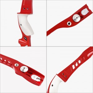 Nika Archery 220095 25inch ILF RH Recurve Bow Riser til udendørs bueskydning