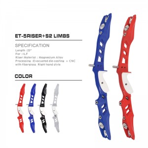 Nika bueskydning 210036 23 tommer Rh ilf Bogenschießen Panahan Memanah Gentag bow Riser til udendørs bueskydning Bow Target Shooting