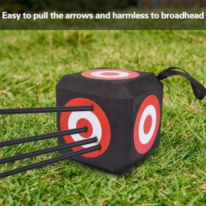 Elong Outdoor 410033 23 * 23 cm EVA Bueskydning Mål Bredt brugt i Bueskydning Target Shooting and Practice
