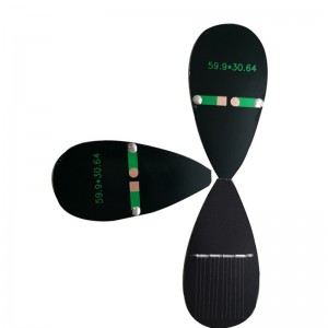 Tilpasset dråbe formet lille størrelse uregelmæssig blade form solpanel bærbar off-grid mini Home Solar Power Paneler til hus