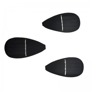 Tilpasset dråbe formet lille størrelse uregelmæssig blade form solpanel bærbar off-grid mini Home Solar Power Paneler til hus