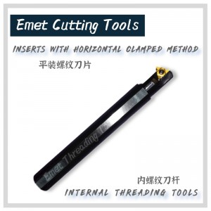 EMET Threading Tools/yrerer Teading Tools/external Threading Tools/inSert kan klemmes af både lodrette og vandrette metoder/turning værktøjer