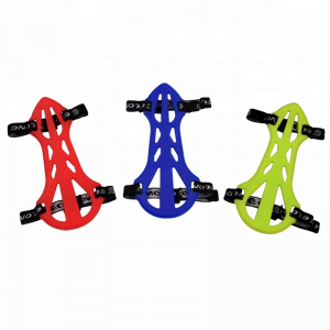 Elong Outdoor 440001 Arm Guard Soft Gummi Justerbar Dobbeltværfattende Bueskydning ved hjælp af beskyttende