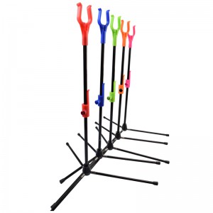 Nika Bueskydning 46st01 250gram Bærbar justerbar bue Stand til bueskydning Recurve Bow Shooting