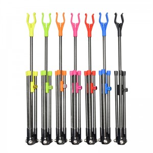 Nika Bueskydning 46st06 3K Carbon Recurve Bow Stand til Achery Recurve Bow Holder