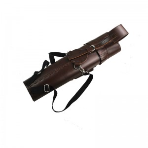 Nika Bueskydning 43Q007 663.8GRAM PU Læder arrow Quiver Archery Arrow Hunting Quiver Arrow Tasker