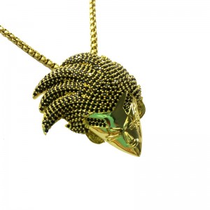 Full Color Zircon Vegeta Pendant