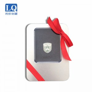 Rektangulær tin boks (115mm * 85mm * 22mm)