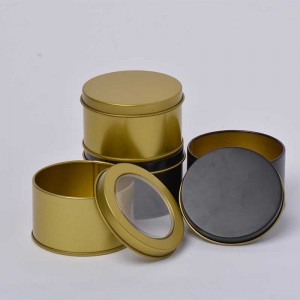 Mark Ball Frosted Metal Can med LID 65 * 40mm