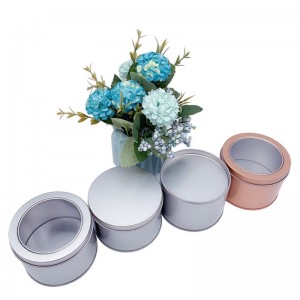 Candy Tin Box, Tea Dessert Watch Iron Box Emballage (85mm * 60mm)