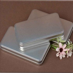 Eye Shadow Gift Metal Box Kosmetisk børste Tin Box 150 * 80 * 25mm