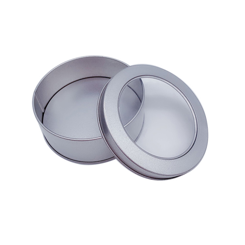 Fabrikant Custom Round Tinplate Gave Boks, (90mm * 35mm) Candy/Coffee Bean/Candle Jar
