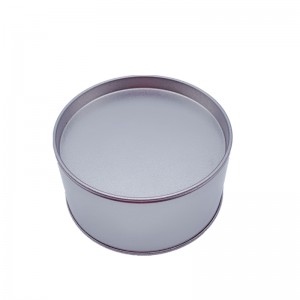 Factory Direct Sale Silver Round Metal Tin Containere med låg Kaffe Tin CANS Engros (90mm * 40mm)