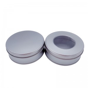 Factory Custom Round Environmental Protection Tin Box Food Grade Tin Can (120mm * 40mm) Cookie Jar