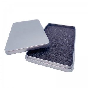 Mobiltelefon Case med LID Square Metal Box Gave Packaging Metal Box 170 * 90 * 15mm