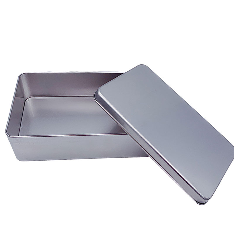 Fødevarekvalitet Metal Emballage Box Snow Crispy Tinplate Box 180 * 110 * 55mm