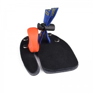 Elong Outdoor 42FT05 LH M Størrelse Bueskydning Finger Tab Finger Protector Finger Saver Læder Skydning Tab til Recurve Bow